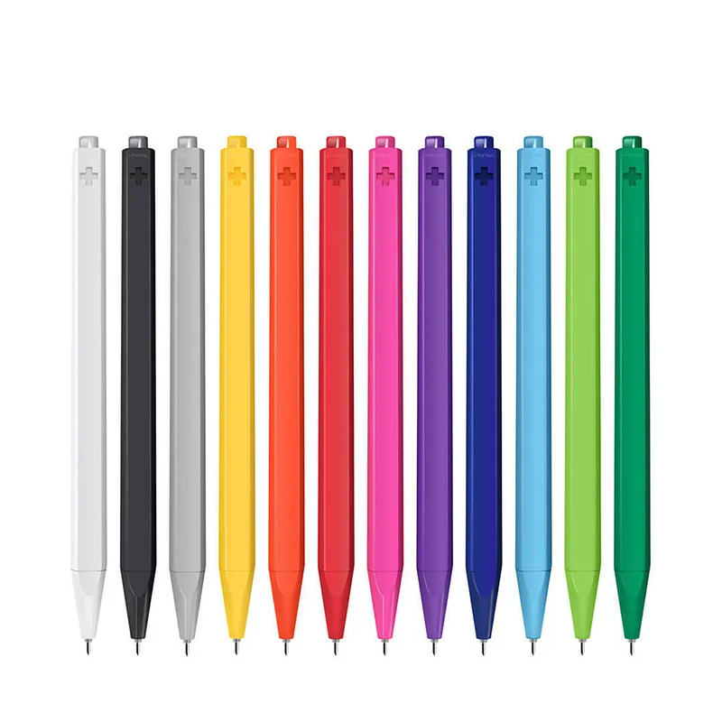 Xiaomi Radical Sign Pen Smooth Switzerland Refill 12 видов цветов 0 4 мм авторучка 500 м длина записи ABS Draw