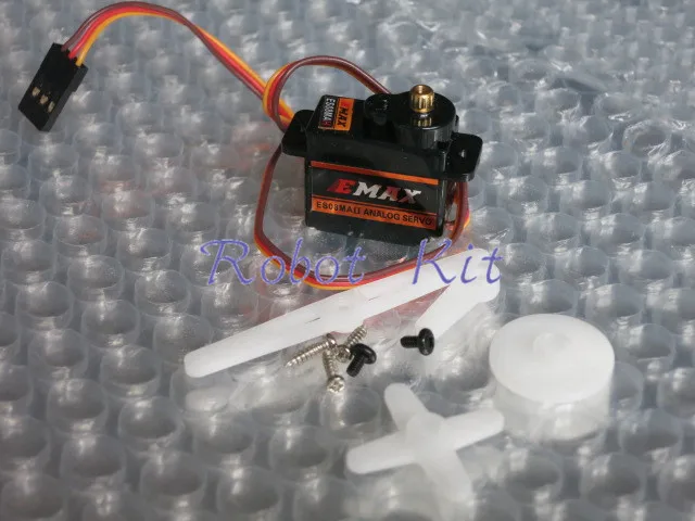 Free shipping 100% orginal 4x EMAX ES08MA II Mini Metal Gear Analog Servo 12g/ 2.0kg/ 0.12 Sec Mg90S | Игрушки и хобби
