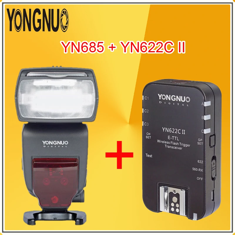 YONGNUO YN685 (YN 568EX II обновленная версия) Беспроводная вспышка HSS TTL со встроенным