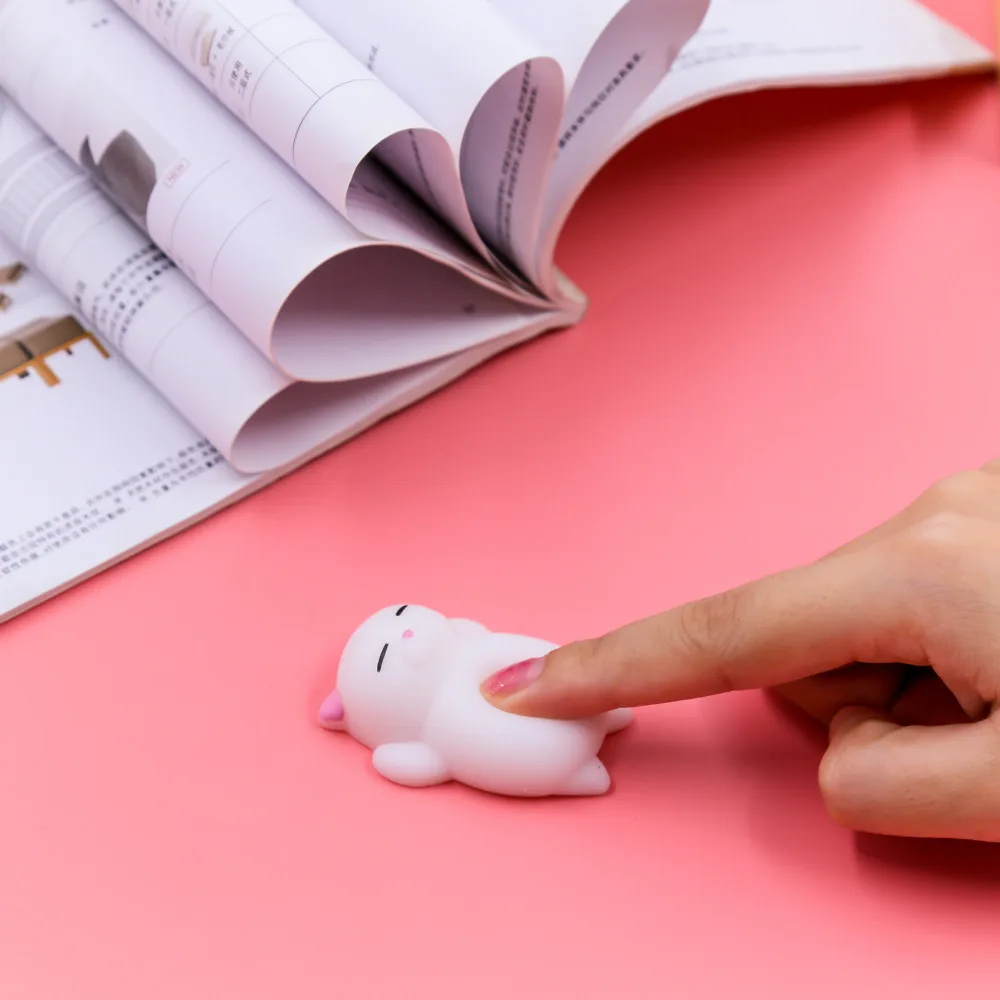 4 шт./лот Kawaii Squishy милые ленивые коты мини разлагаемые медленно поднимающиеся