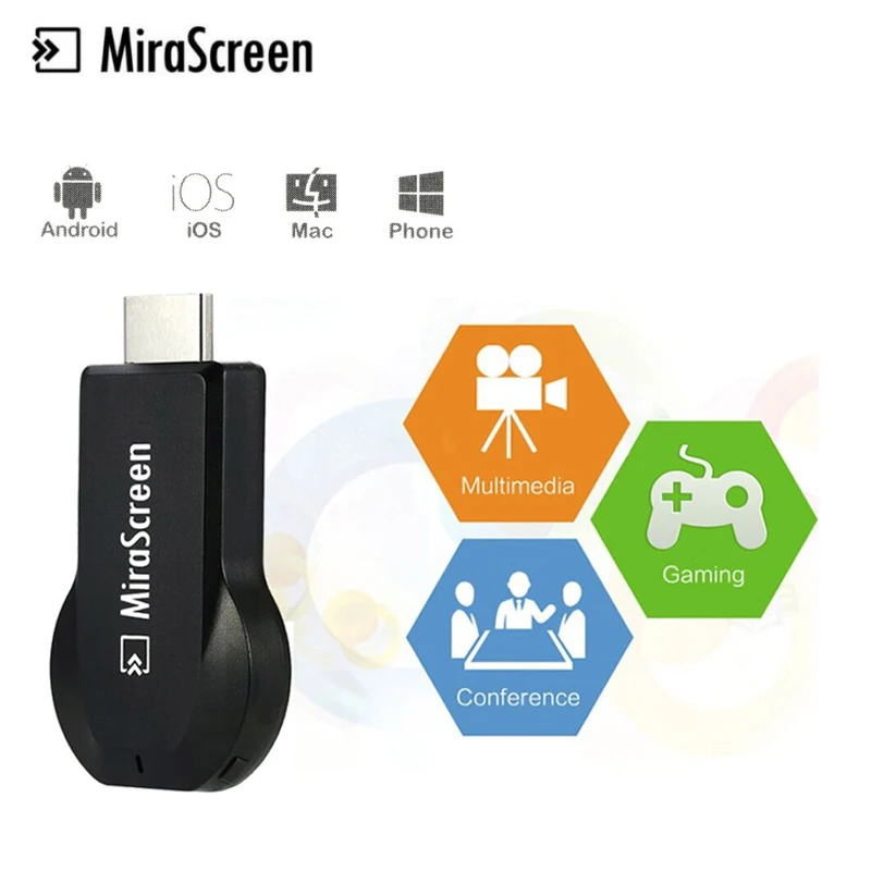 Wi Fi дисплей приемник MiraScreen OTA TV Stick DLNA Airplay Miracast для ПК Android Windows IOS Para Mirroring|airplay
