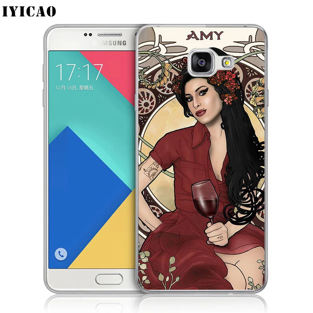 IYICAO Amy Winehouse Мягкий силиконовый чехол для телефона Samsung A10 A30 A40 A50 A70 M10 M20 M30 TPU |