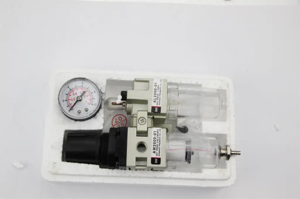 AC2010-01A 1/8&quotPT SMC manual drain type air filterSNS pneumatic components gas source processor two joint oil-water separator |
