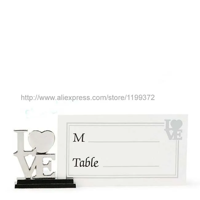 200pcs DHL place card holder + plain Love Wedding Table Place Card Holder Bridal Shower Souvenirs Favor | Дом и сад