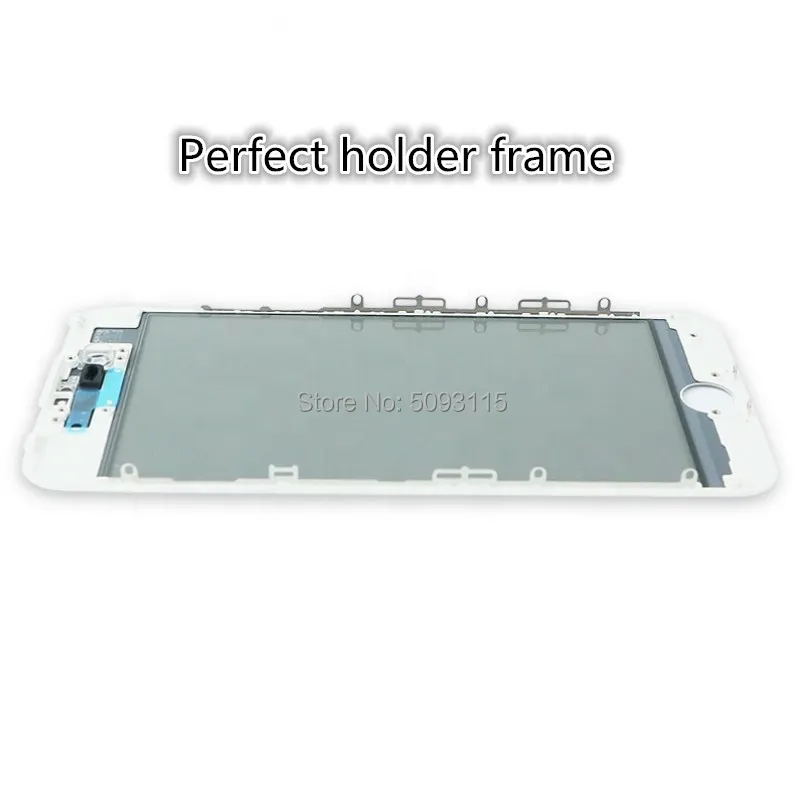 10 шт. 4in1 холодное прессование переднее внешнее стекло LCD + рамкой OCA поляризатор