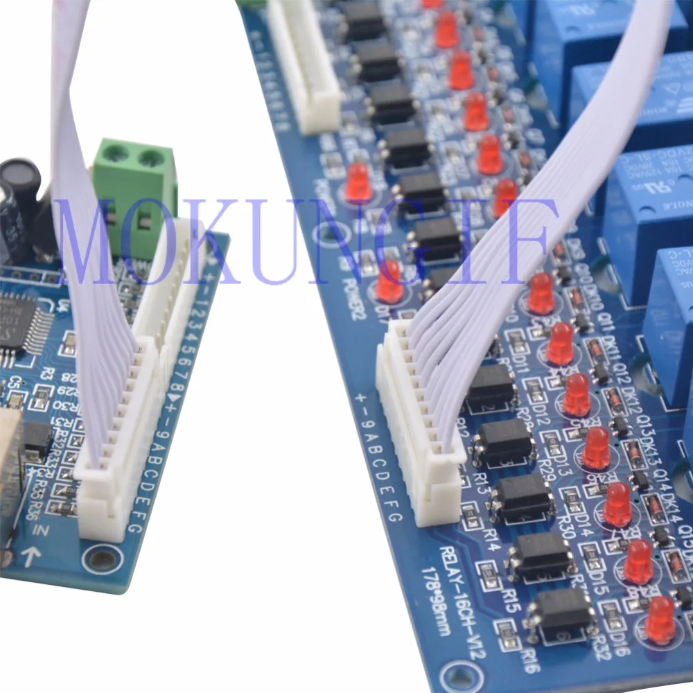 1Set 16CH Relay switch dmx 512 Controller relay output high voltage LEDs DMX-RELAY-16CH Max 10A dmx512 Signal | Освещение