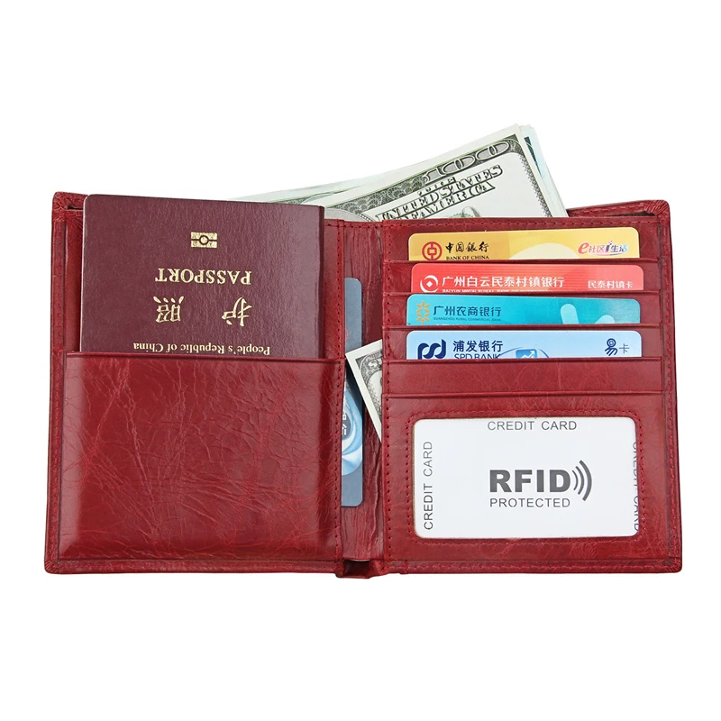 CICICUFF RFID анти-сканирующий чехол для карт из натуральной кожи, Обложка для паспорта/водительских прав/сертификата, держатель для файлов, кошелек