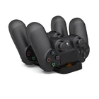 Двойная зарядная док-станция для контроллера PS4, подставка-держатель для беспроводного геймпада Sony PlayStation 4, контроллер, игровые аксессуары