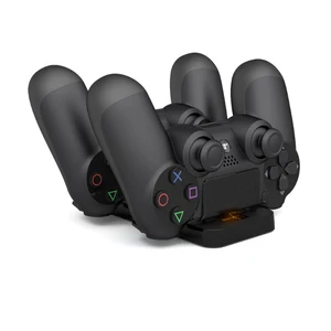 Двойная зарядная док-станция для контроллера PS4, подставка-держатель для беспроводного геймпада Sony PlayStation 4, контроллер, игровые аксессуары