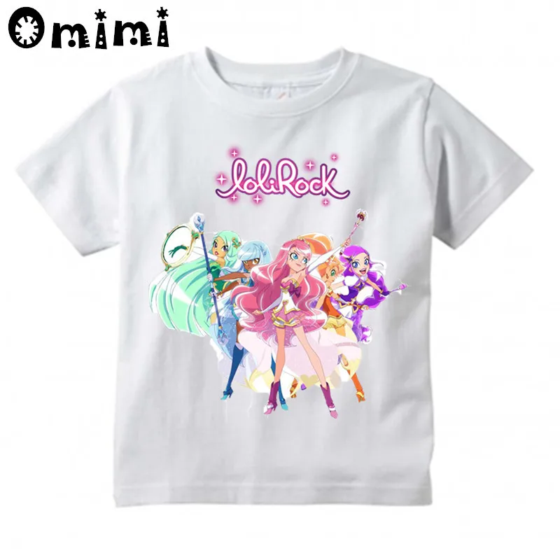 Детские Волшебные дизайнерские футболки LoliRock для девочек милые детские топы