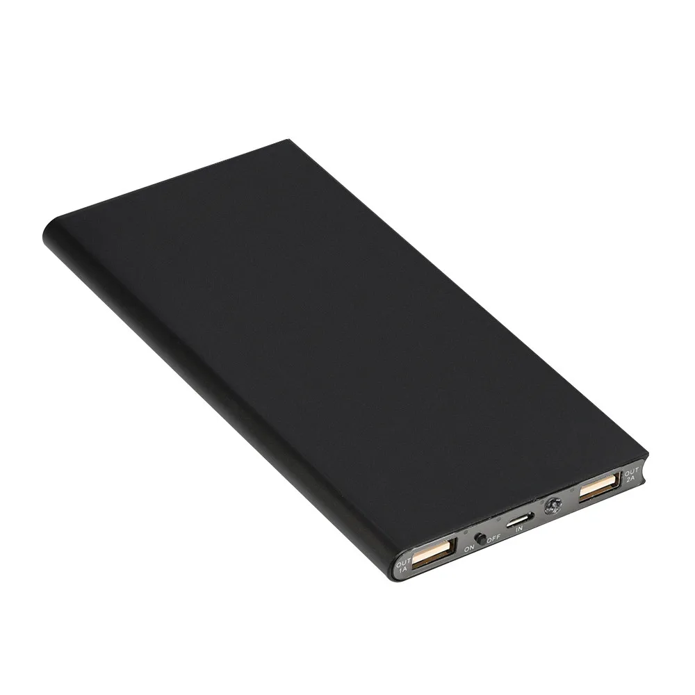 Power Bank 20000 мАч ультратонкая батарея зарядное устройство портативное USB Внешнее power