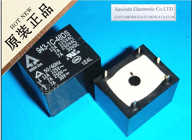 

Горячая новинка 943-1C-48DS 943-1C-48DS-48VDC 48DS 48VDC DC48V 48V DIP5