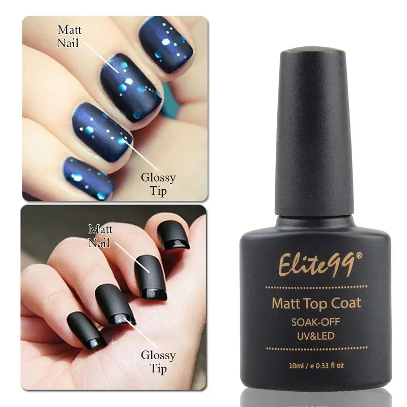 Wiping Matt Top Coat Elite99 10 мл сухой на воздухе Праймер УФ-гель для ногтей Быстрый воздух сухой праймер Базовое покрытие Нет необходимости Светодиодный УФ-лампа длительного действия ногтей - Цвет: Wiping Matt Top Coat