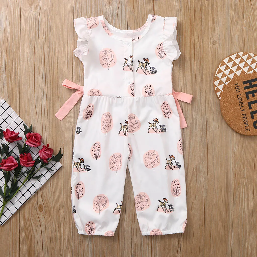 Детский комбинезон с бантом для мальчиков и девочек |