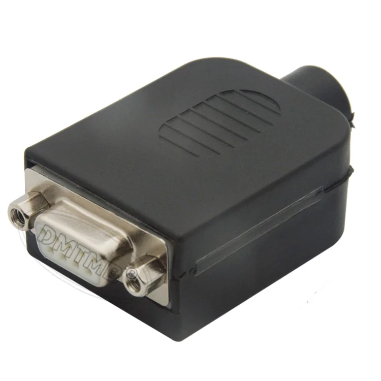 Позолоченный разъем DB9 COM гнездовой RS232 с обратной стороны винтовой разъем|connector