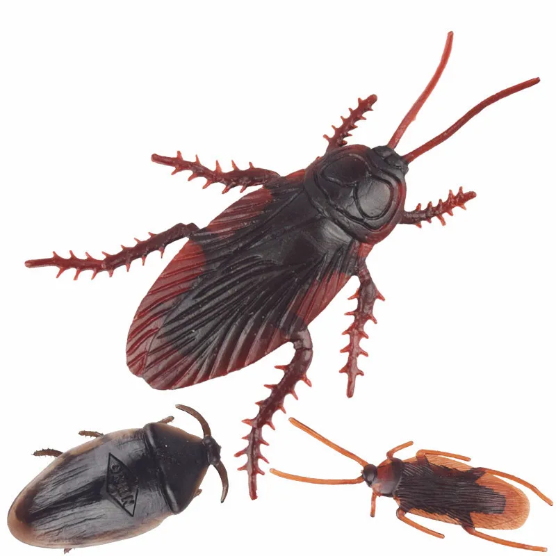 10 шт. поддельные прикол сувенир тараканы реквизит для Хэллоуина шутка новинка
