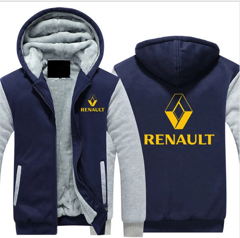Прямая доставка зимняя куртка Renault бейсбольная унисекс шерстяная подкладка