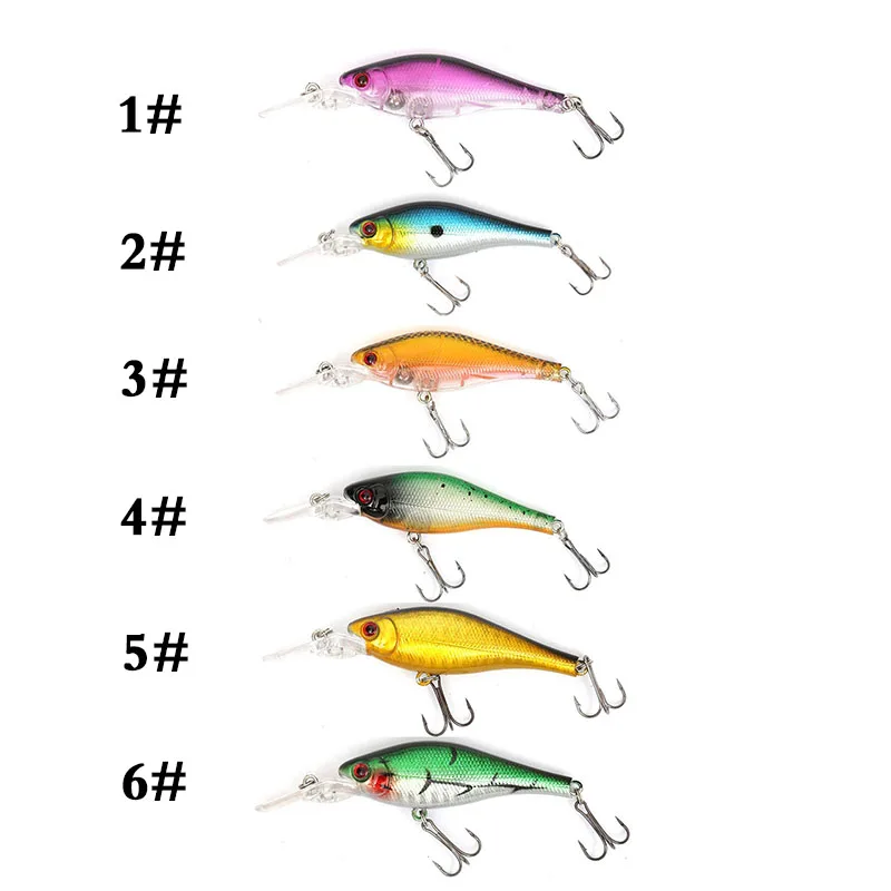 6 шт./лот 9 см 8 г воблер Рыболовная Приманка Minnow Swimbait Iscas Artificiais Para PESCA жесткие