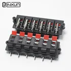 1 шт. 12-контактный внешний банановый разъем WP усилитель динамика зажим для провода аудиоразъем WP12 12-полюсный светодиодный пружинный выключатель