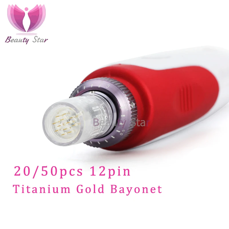 Картридж с титановой иглой Beauty Star 20/50 шт. штыковый разъем для татуировок