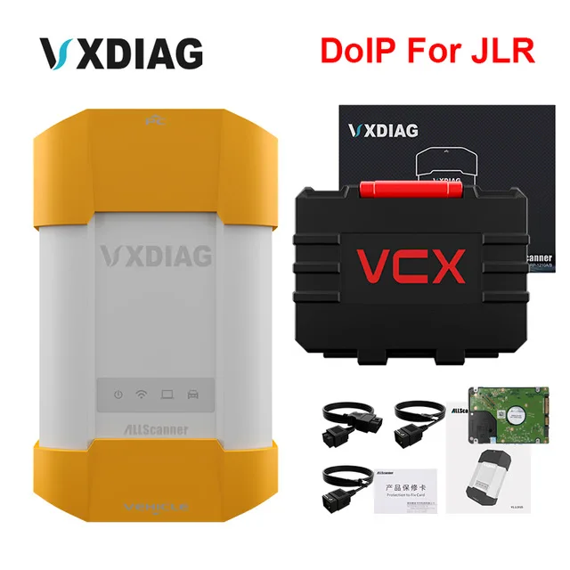 VCX DoIP VXDIAG диагностический инструмент с PATHFINDER V182 и JLR SDD V153 программное обеспечение, содержащее в HDD готов к использованию