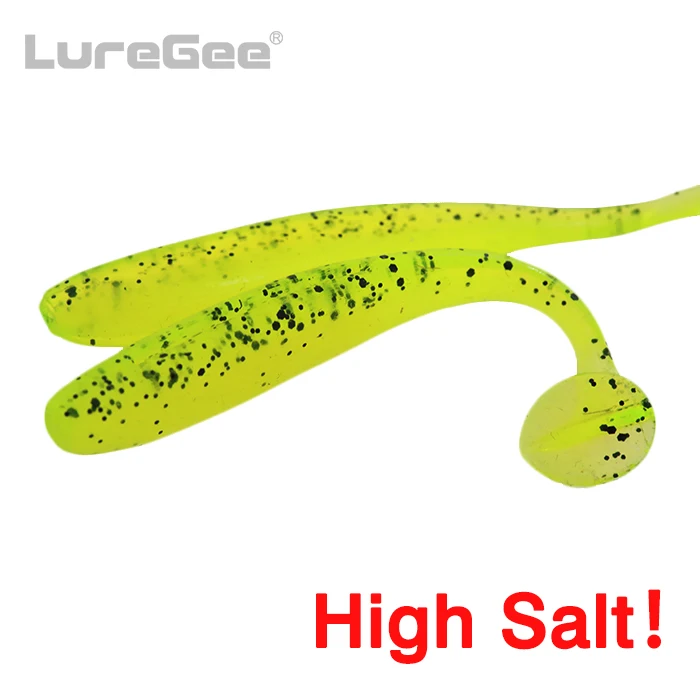 50mm LureGee Wobbler Fishing Lure Easy Shiner Jig Swimbait Artificial Double Color Silicone Soft Bait for Carp Bass Lures | Спорт и