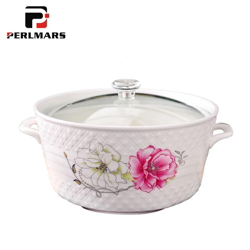 Керамическая чаша для супа с цветочным узором 8 дюймов|Супницы| |