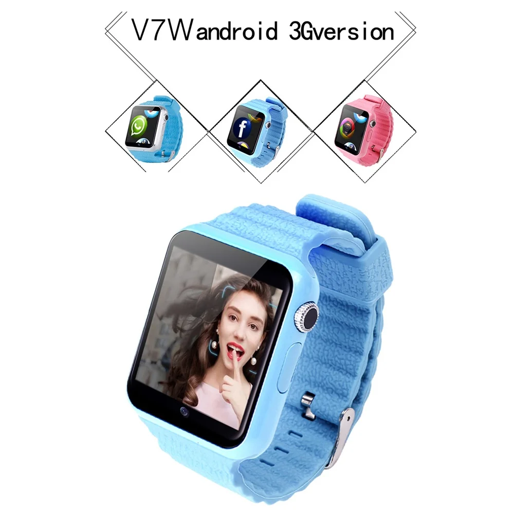 696 V7W умные часы sim Камера для Android Сенсорный экран смартфона MTK6572|Смарт-часы| |