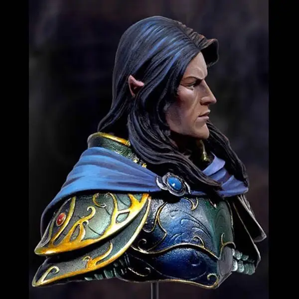 Разобранный неокрашенный бюст 1/10 модельная фигурка из смолы Kit // BUST202 | Игрушки и