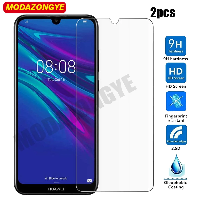 Защитное стекло закаленное для Huawei Y6 2019 2 шт. защитная пленка экрана Pro Y6Prime Y6Pro и с