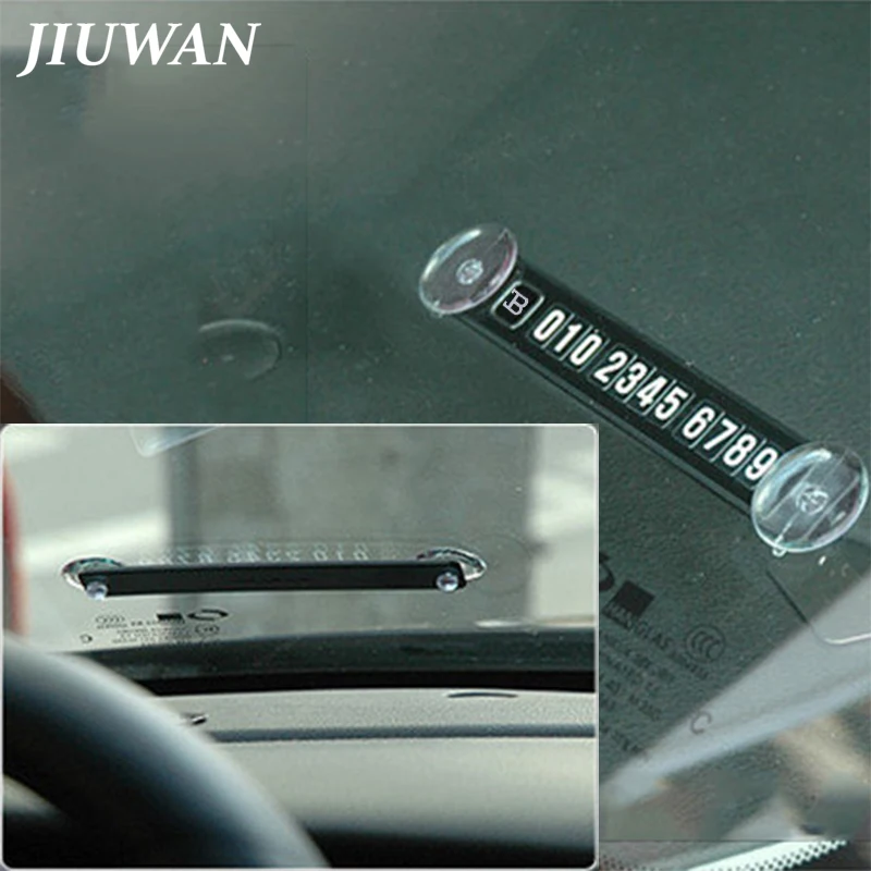 Автомобильный Стайлинг временная парковка Магнит номер телефона пластина Авто