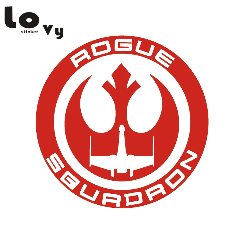 Классическая Виниловая наклейка для автомобиля Звездные войны Rouge Squadron|vinyl car