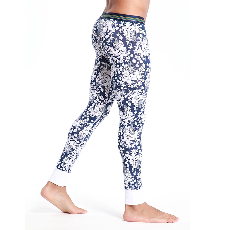 Новинка мужские длинные штаны облегающие пикантные легинсы с низкой талией