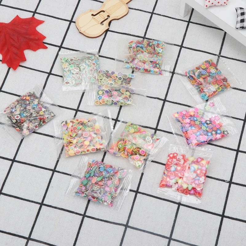 10 видов стилей Полимерная глина игрушка DIY клейкие Аксессуары декор желе грязи рук жевательная резинка