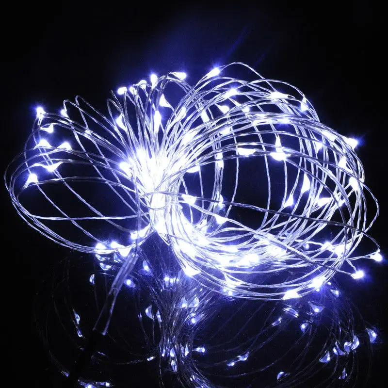 

Wholesale Battery Operated Cooper Wire LED Fairy String Lights 33Ft Micro LED Ultra Thin String Wire led string light christmas
