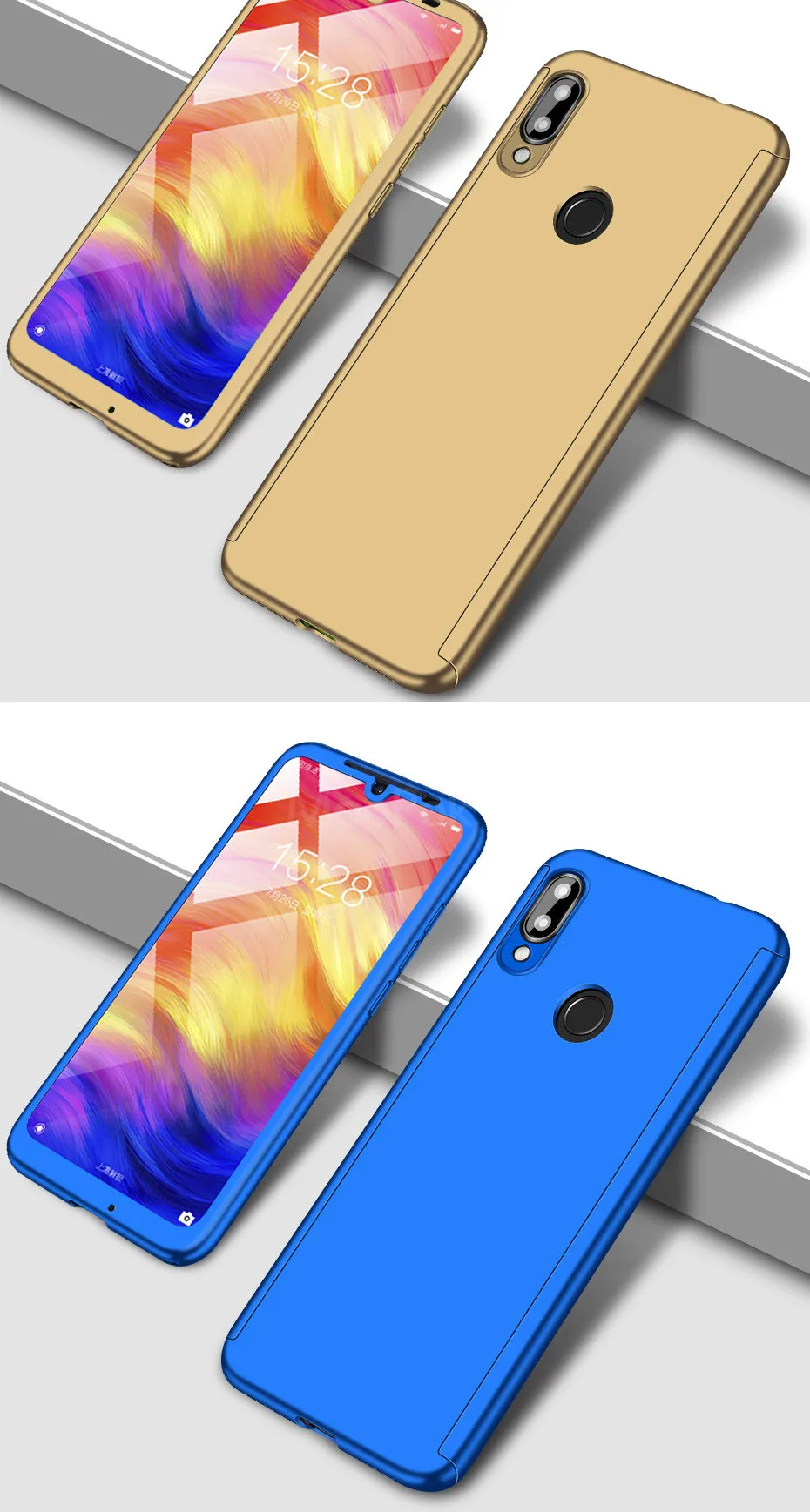 Moopok 360 чехол для телефона с полным покрытием для Xiaomi Redmi Note 7 6 5 Pro 5A Защитные чехлы для Redmi 7 7A 6A Redmi 5 Plus 6 Pro Чехол
