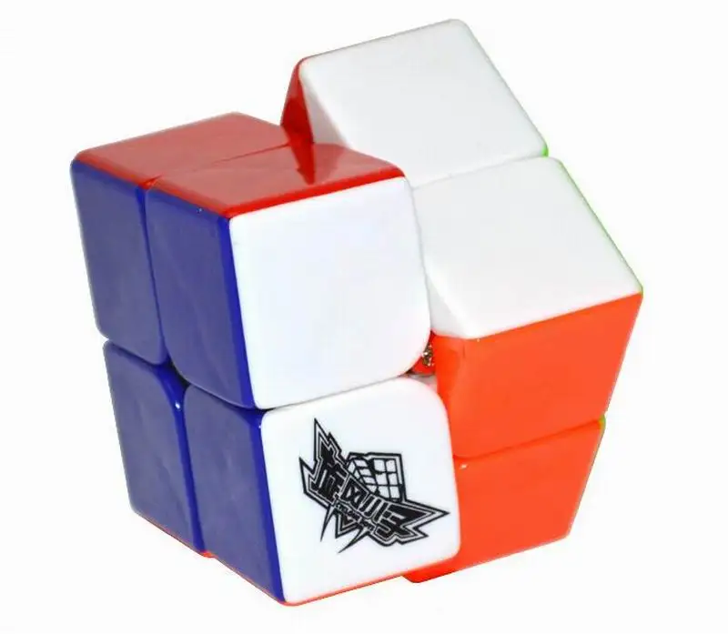 6 шт./лот 50 мм Cyclone Boys волшебный куб 2 слоя 2x2x2 скоростной Куб Красочные головоломки игрушки Cyclone Boys 2x2x2