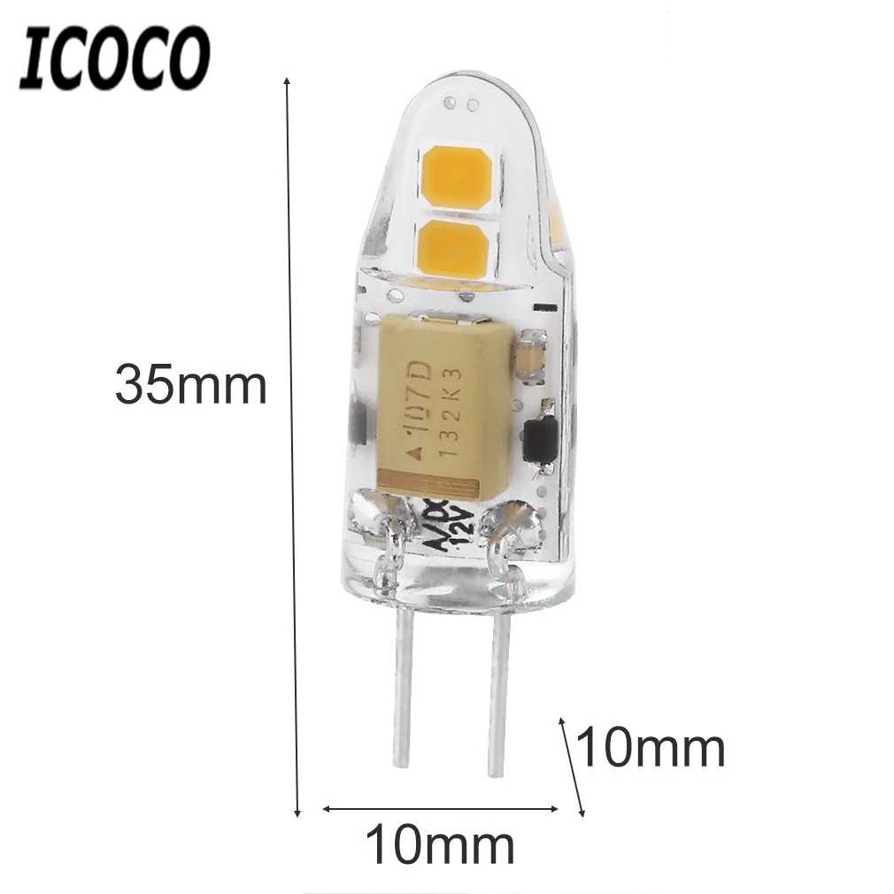 

ICOCO G4 Mini None-Dimmable COB Lamp 2W/5W/7W AC/DC 12V LED Light 360 Beam Angle Chandelier Replace Halogen Lamps Wholesale