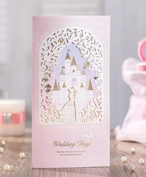 Лазерная резка под заказ Жених и невеста приглашение на празднование свадьбы