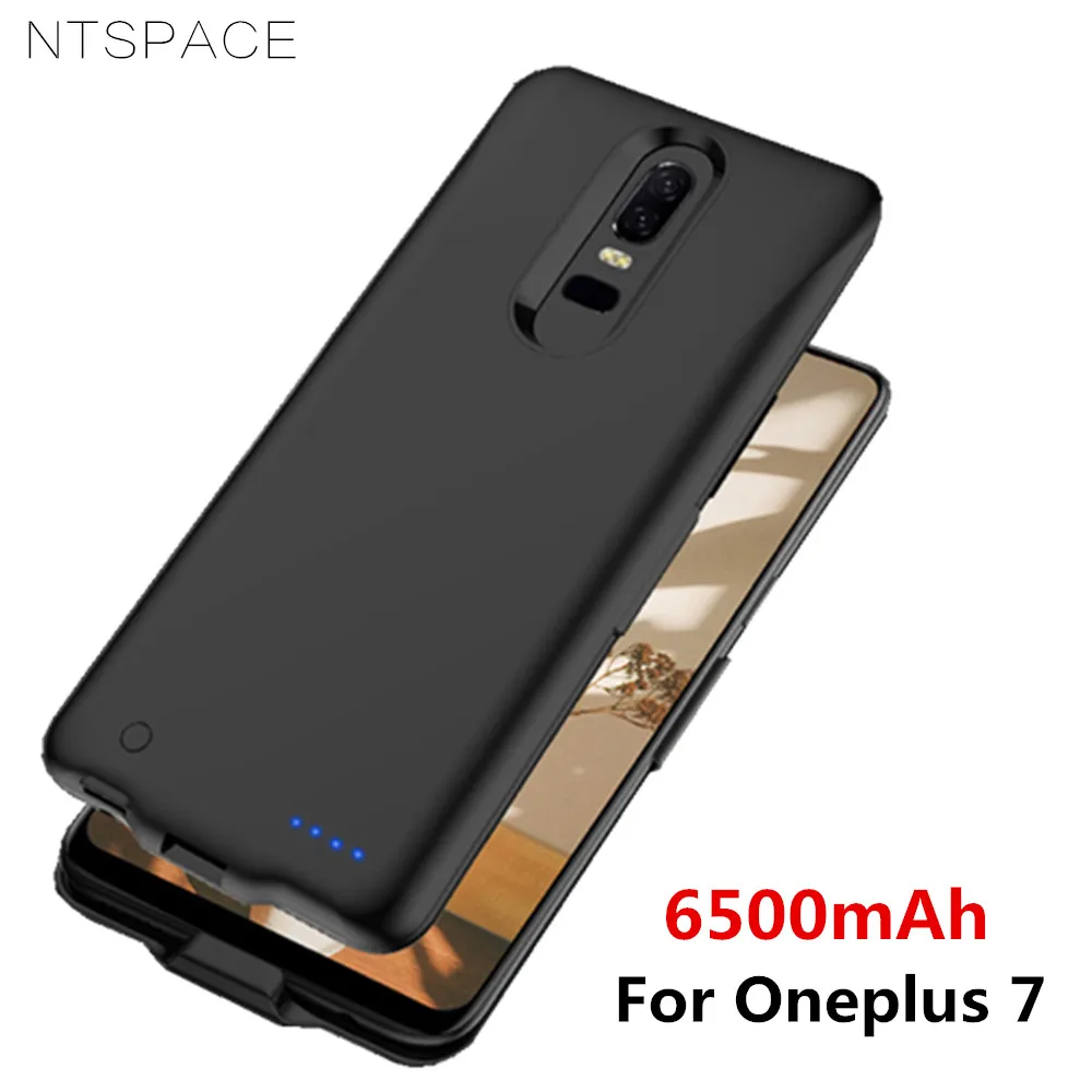 Зарядное устройство NTSPACE чехол s для Oneplus 7 Чехол для батареи 6500 мАч Внешний аккумулятор чехол для зарядки для One Plus 7 внешний аккумулятор