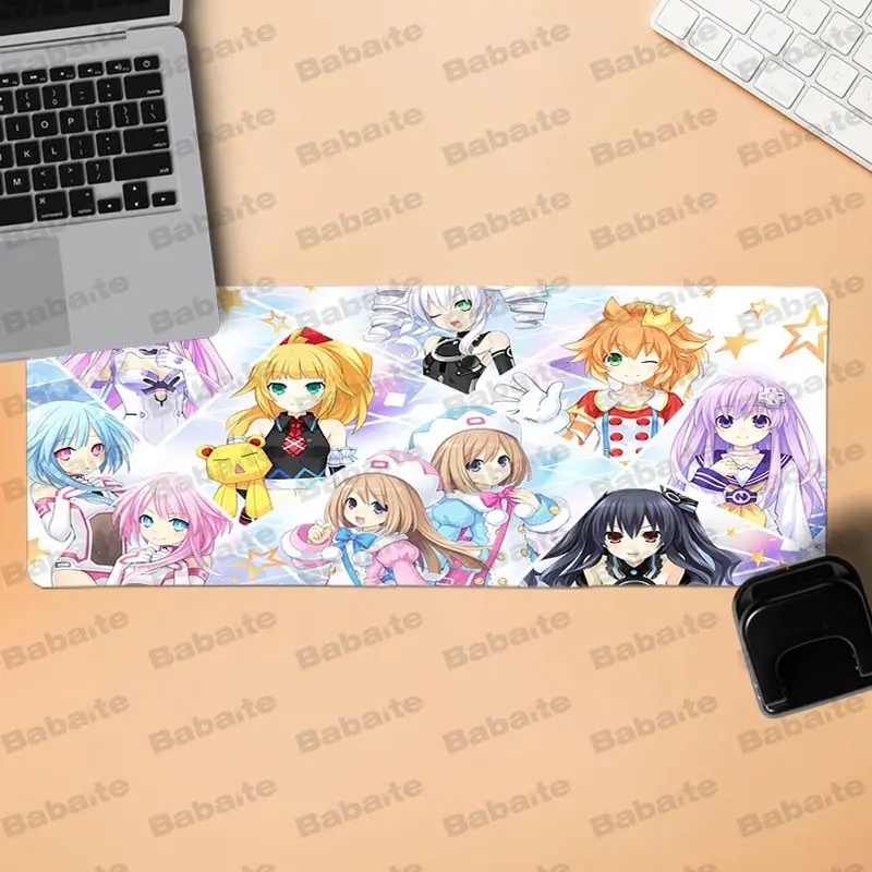 

Babaite Vintage Cool Hyperdimension Neptunia Customized laptop Gaming mouse pad rubber for cs dota 2 LOL gaming free mouse pad