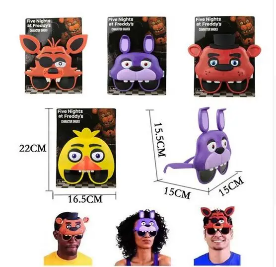 1 шт. Five Nights At Freddy's Mask очки фигурка FNAF лисица Фредди Бонни и Чика Фигурки игрушки
