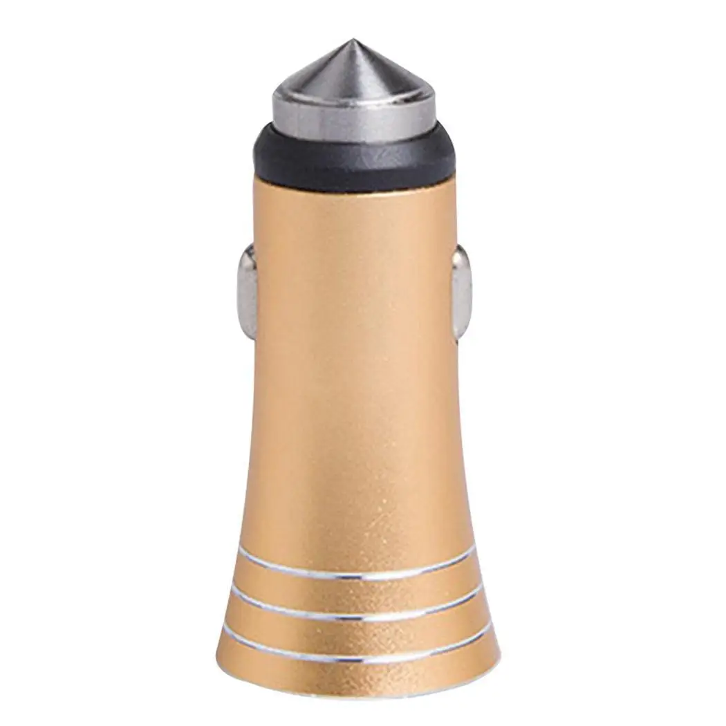 Высокоскоростное автомобильное зарядное устройство USB с защитным молотком 2100mA