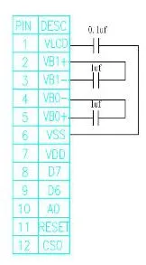 12PIN COG 12864 ЖК-экран UC1701X контроллер В 3,3 В Белый/Черный подсветка