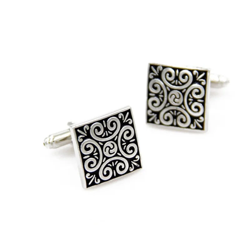 

Factory Price Retail Copper engraving totem Cufflinks Cuff Buttons Free Shipping