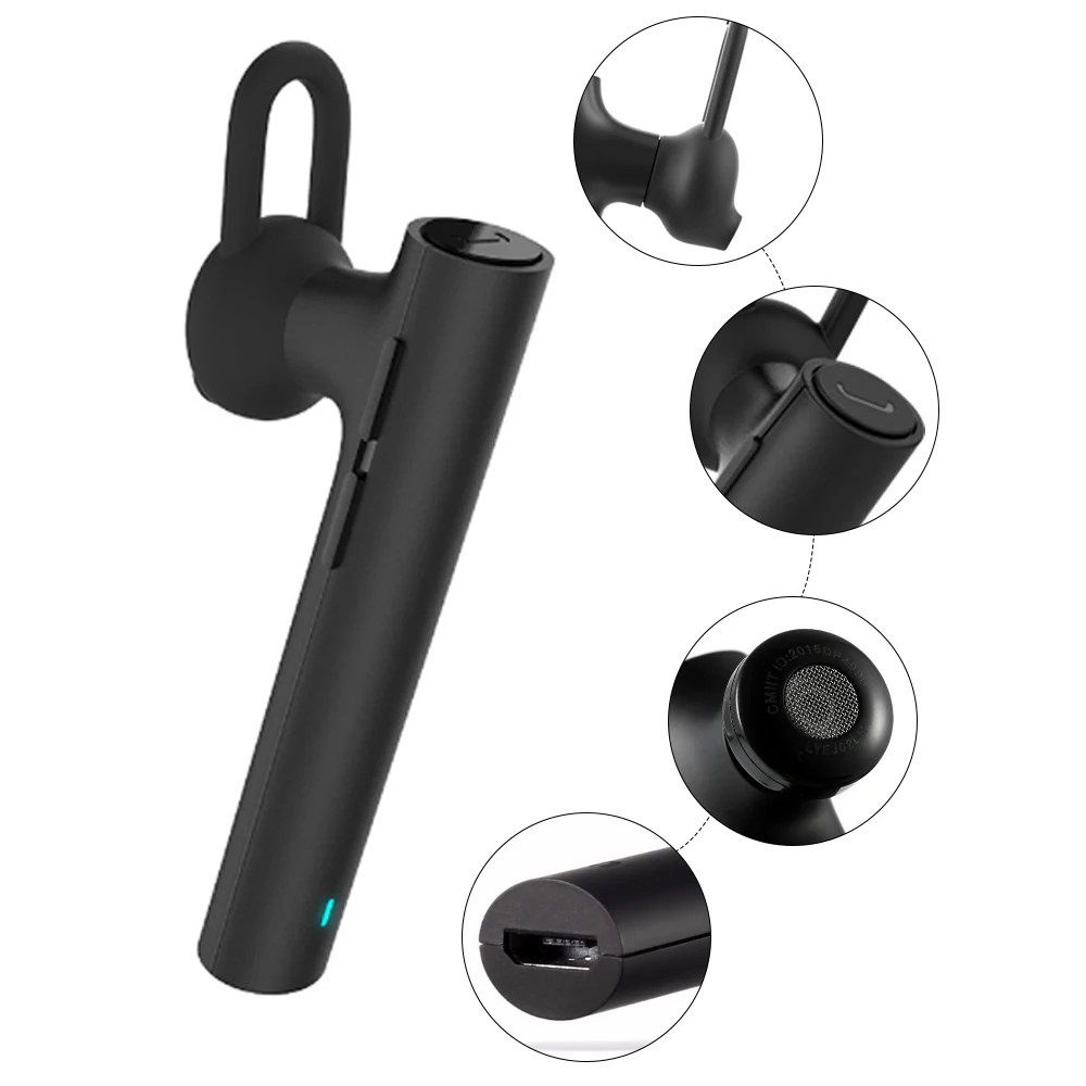 Оригинальные Xiaomi mi беспроводные Bluetooth наушники Молодежная версия встроенный mi c mi ni наушники Handsfree Bluetooth 4,0 гарнитура