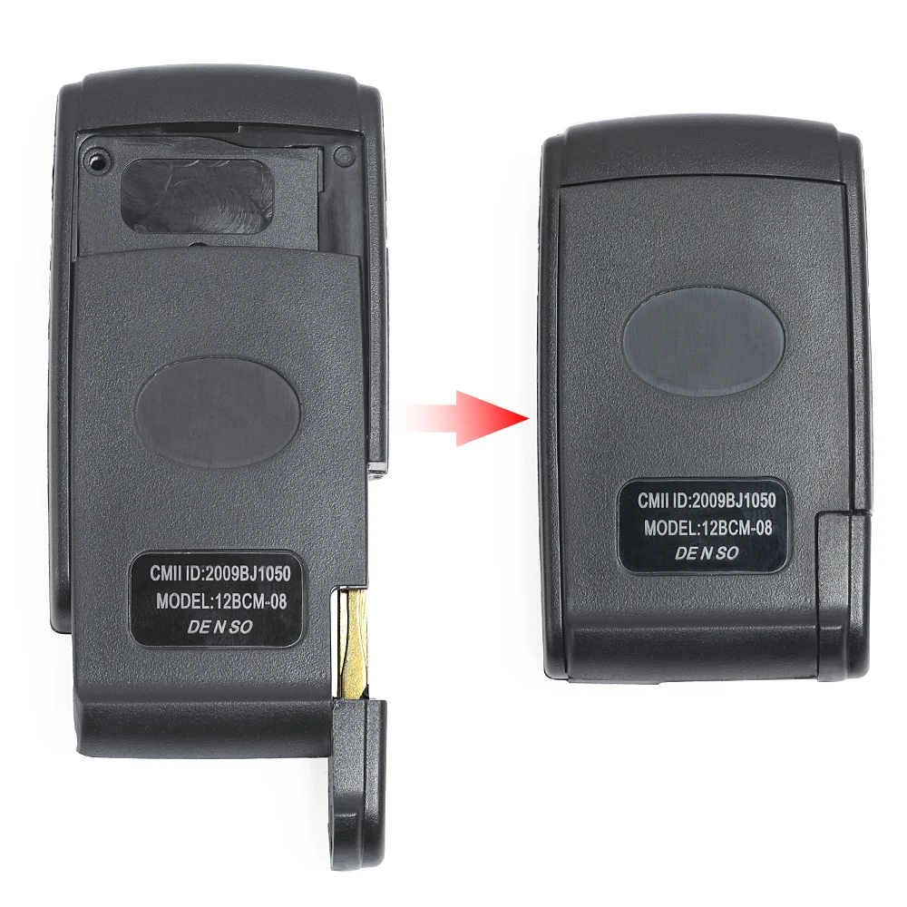 Keyecu Замена Keyless Smart Remote Shell 3 кнопки для Toyota AVENIS CROWN PRIUS VERSO RAV 4|button replacement|buttons buttonsbuttons