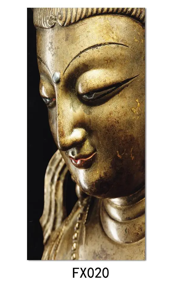 Религиозная картина Золотого Будды Картина на холсте современная недорогая без