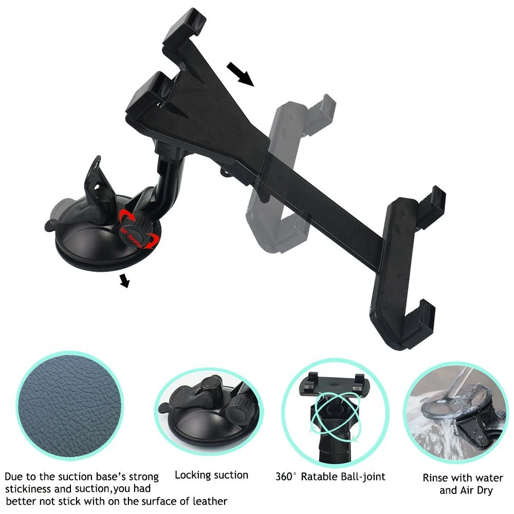 Универсальный автомобильный держатель для планшета 7 11 дюймов Ipad 2/3/4 Mini Samsung Galaxy