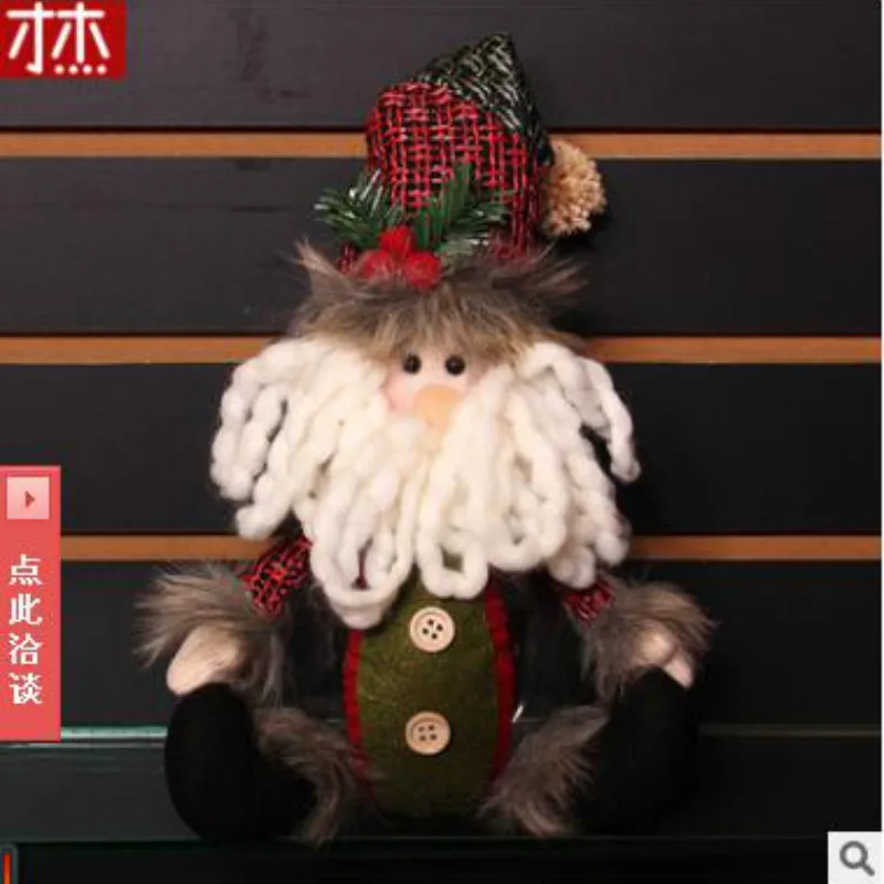 2018 Navidad 25x10 см Рождество куклы фигурка игрушка Аксессуары для дома Подарки на